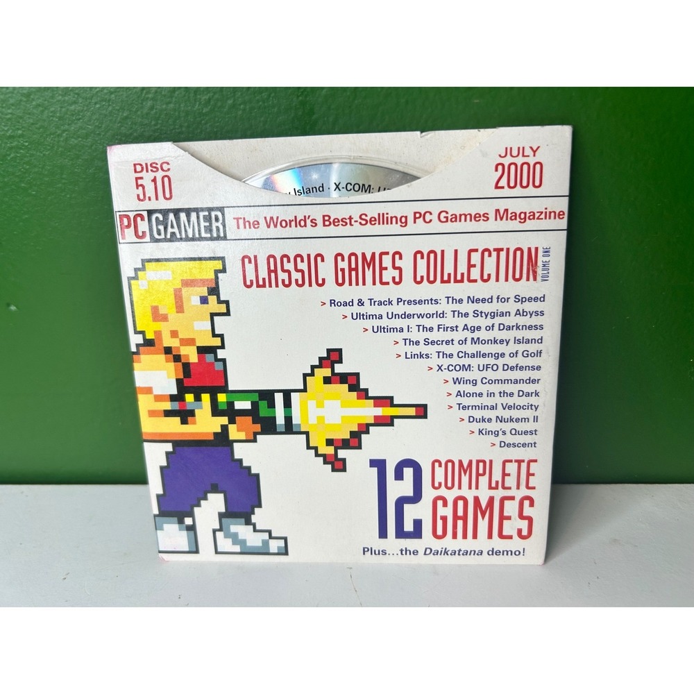 PC Gamer Disc 5.10 July 2000 Classic Games Collection 12 Complete Games X-COM